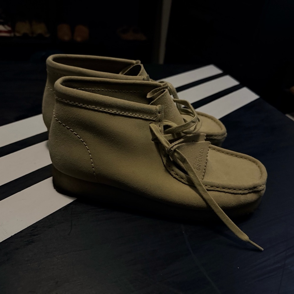 Clarks Tan Suede Men's Boots wallabee